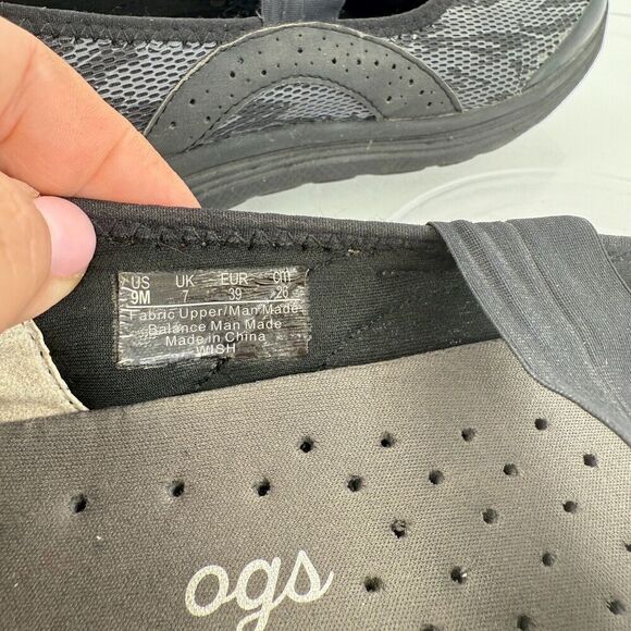 Bzees Women's Wish Slip On Size 9 Gray Black Camo Flats Wedge Casual Light Walk - Picture 15 of 15